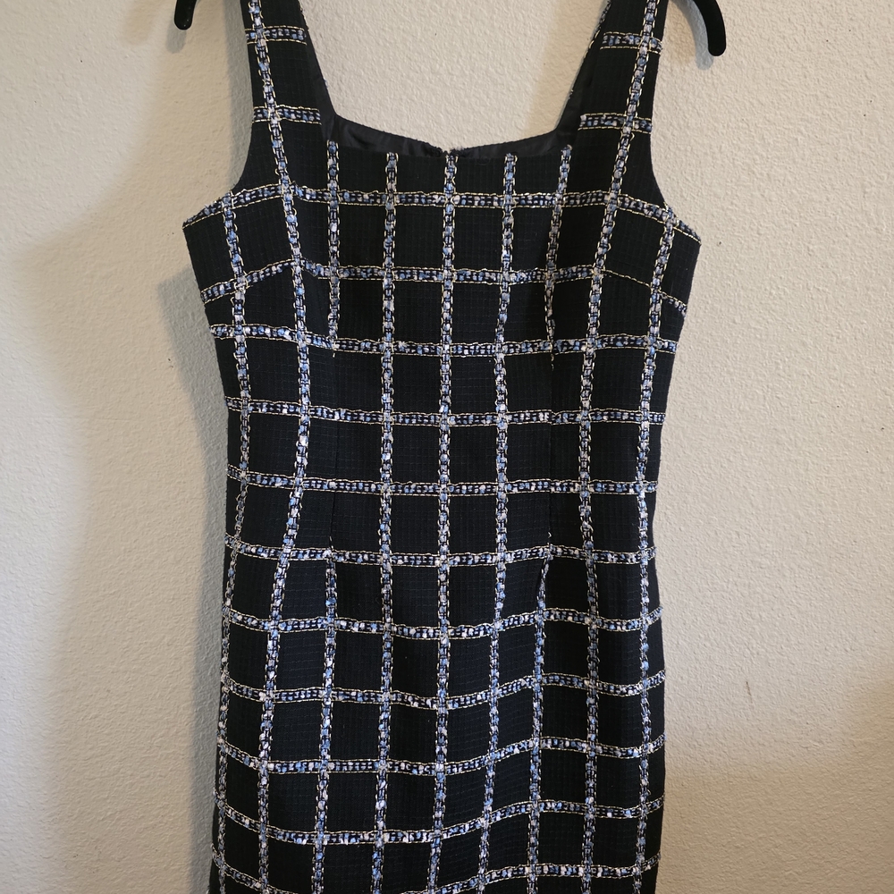 Jason Wu Black and White Grid Mini Dress